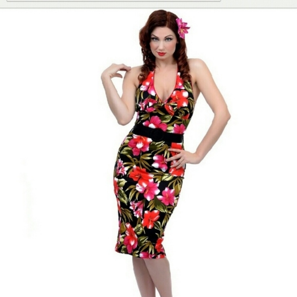 Voodoo Vixen Tiki Bombshell Dress